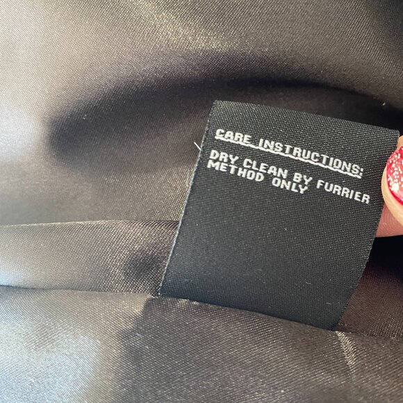 Jones New York Women’s Full Length Faux Fur Long Sleeve Pockets hooded Coat Sz M - Picture 11 of 14